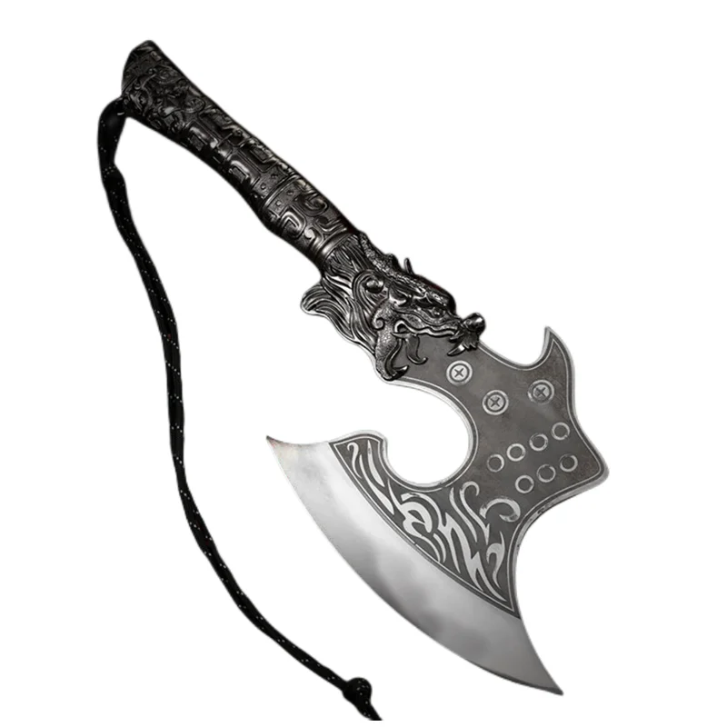 Custom Handmade Steel Hunting Hand Forged Camping Axe Outdoor Cutter Kitchen Knife