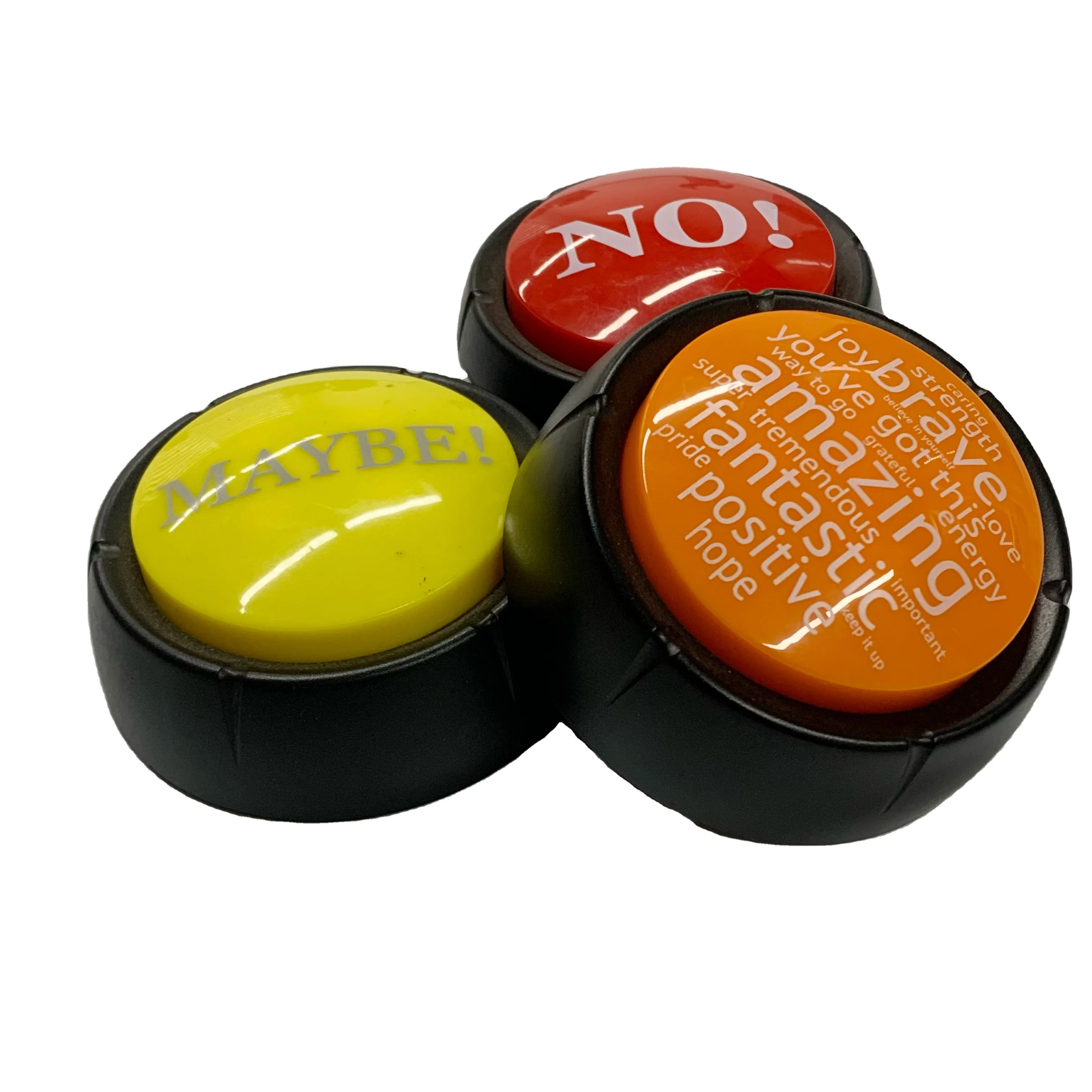 Customized YES/NO Squeeze Box With One Button For Dog Training With Language Educational Value