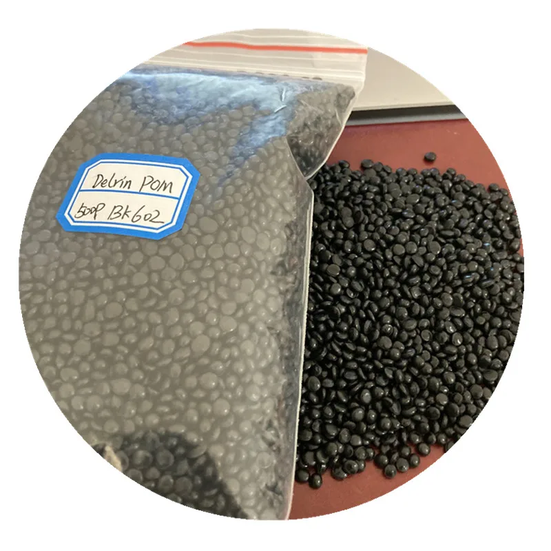 DELRIN POM 500P BK602  ready stock virgin injection grade granules POM Acetal Resin in black plastic pellet