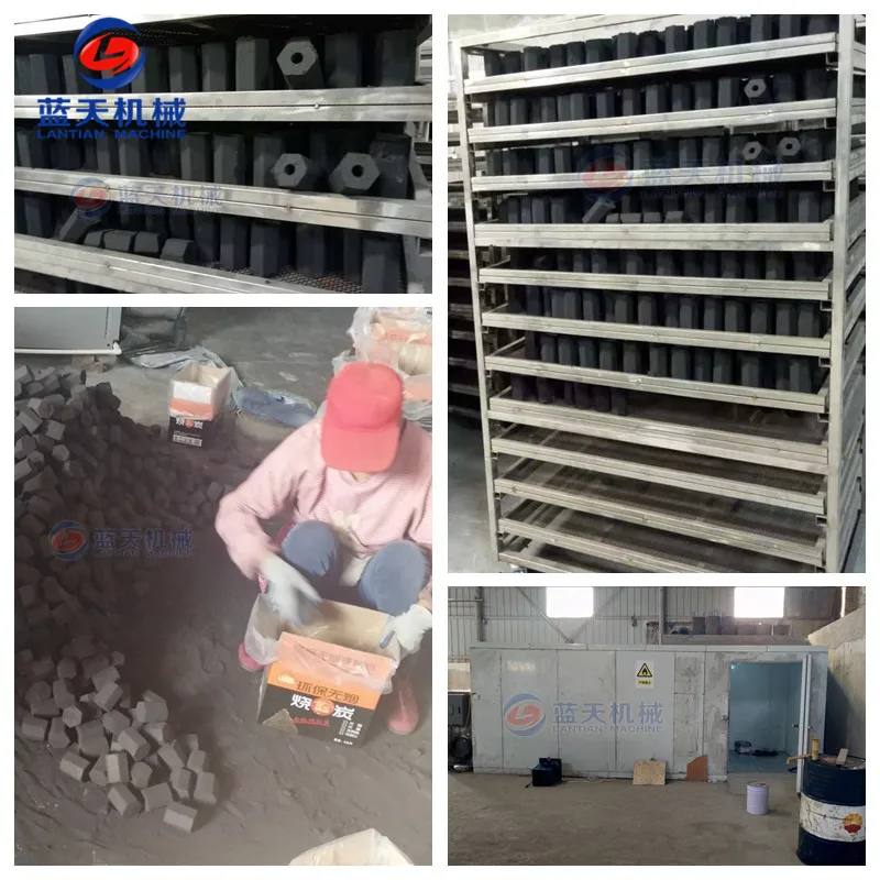 Sawdust bbq charcoal coal briquette making machine