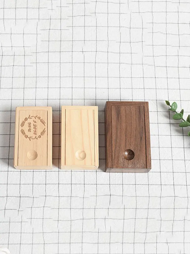 Wholesale Bamboo Wooden hash Stash Box with Rolling Tray Smell Proof Storage