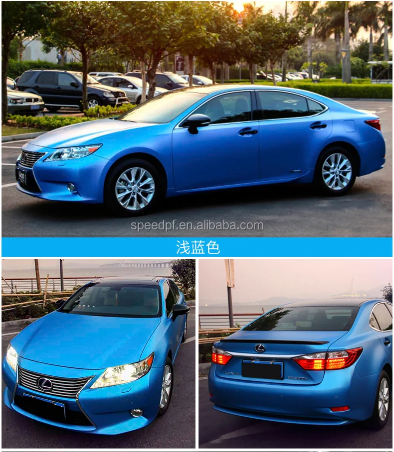 Hot sale high quality Ice chrome matte metallic fashion colorful car wrapping sticker