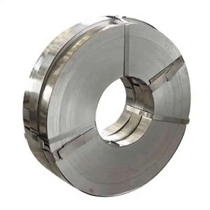 Precision stainless steel strip Moisture oxidation resistance Galvanized Steel Strips steel coil strapping band