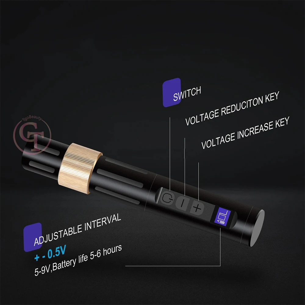 Professional Tattoo Machine Pen Kits Cosmetic Permanent Makeup Machine for Eyebrow Lip Body Tattoo