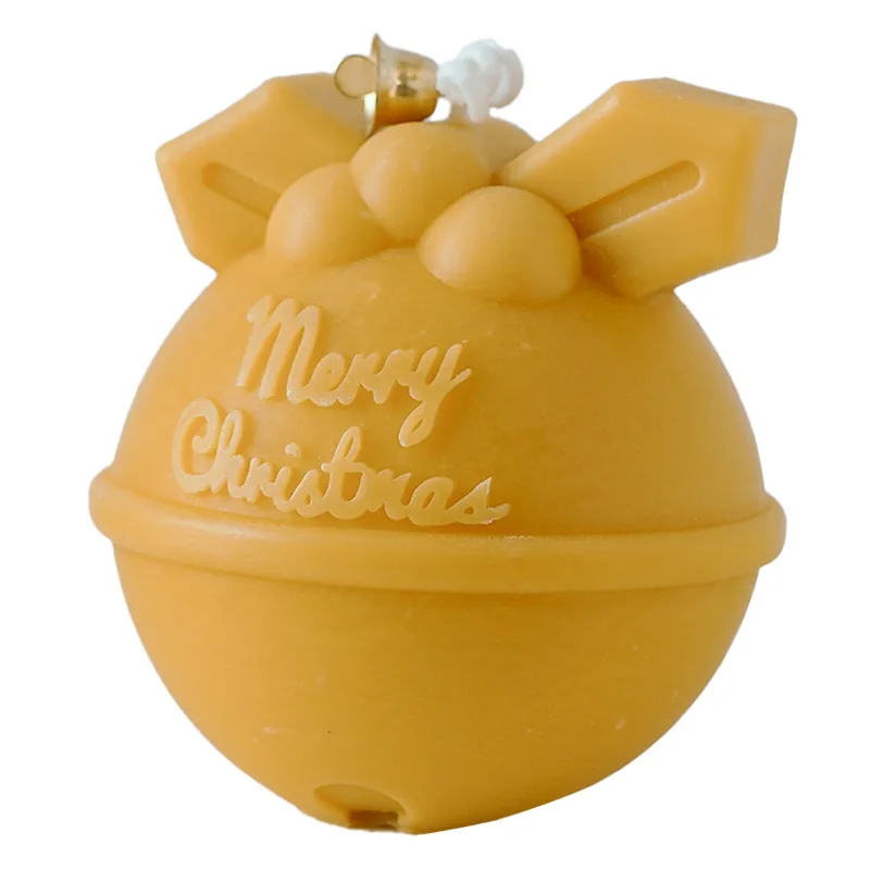 Merry Christmas Hand Cranked Bell Shape for Aromatherapy and Home Decoration Wholesale Gift Handmade Multi Scented Candle