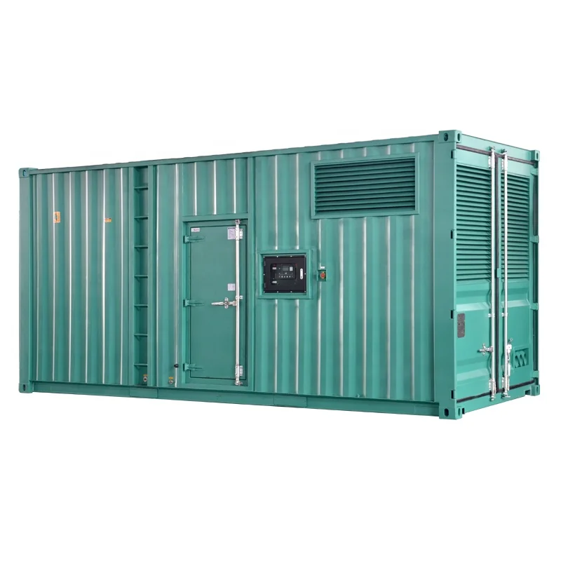 Industry diesel generator with MTU 12V4000G63 engine 1800kva silent container type electric plant price