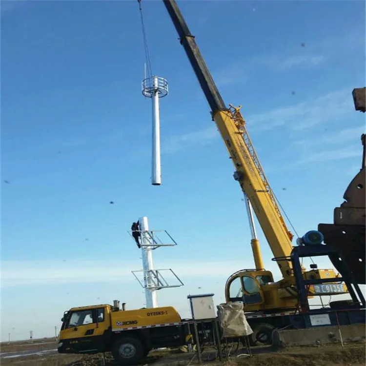 100ft 200ft 20m 30 meter High quality and low price telecom steel monopole Tower and Radio TV Antenna Telecom Tower