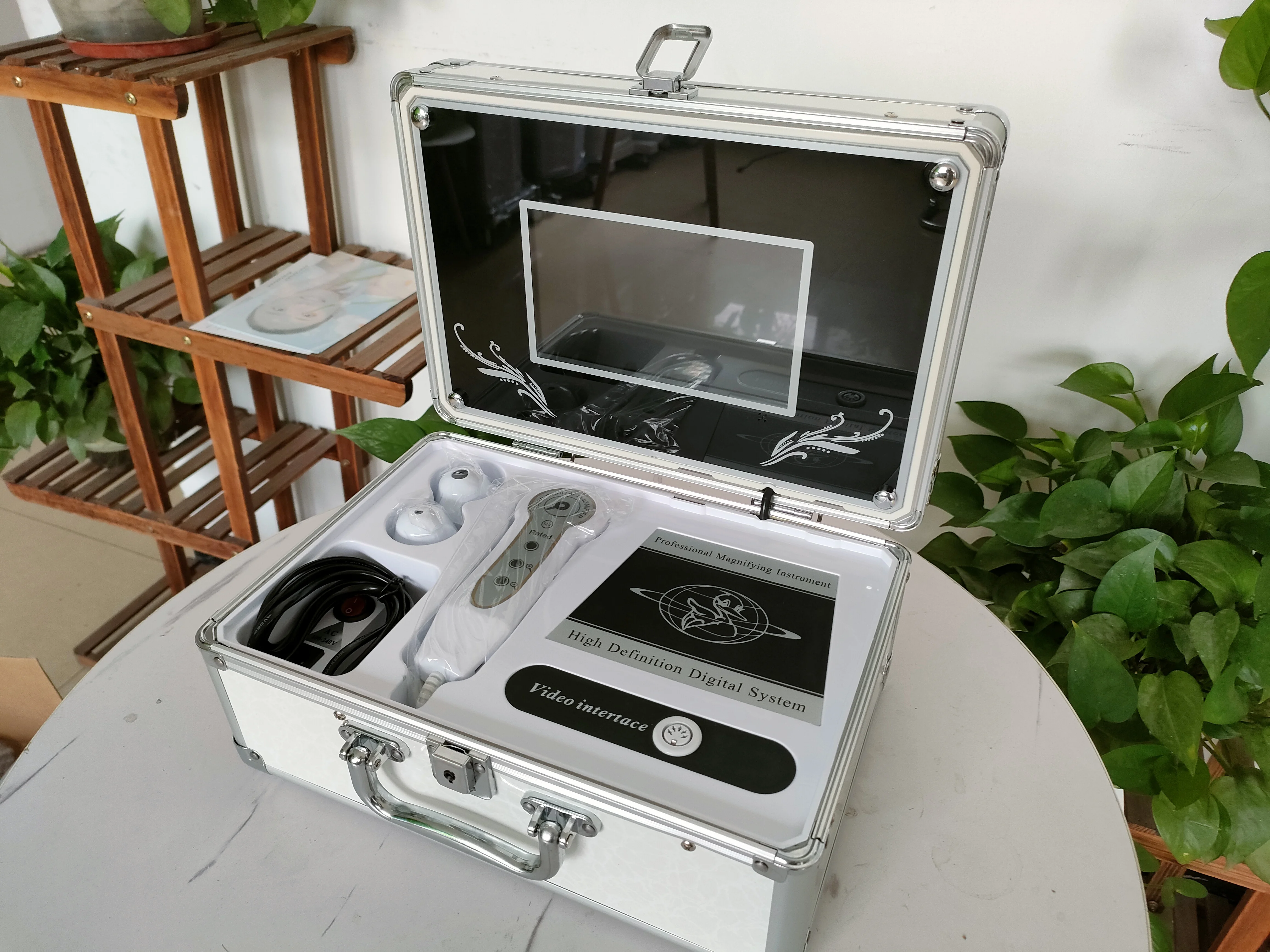 Digital Microscope Magnifier Skin Hair Blackhead Follicle Scalp Detector high definition skin and hair analyzer