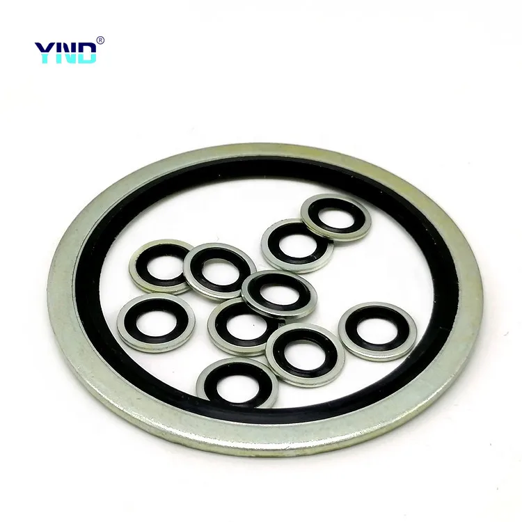M8 M10 M12 M14 M16 M18 M20 M22 M24 NBR Rubber metric size bonded gasket seals