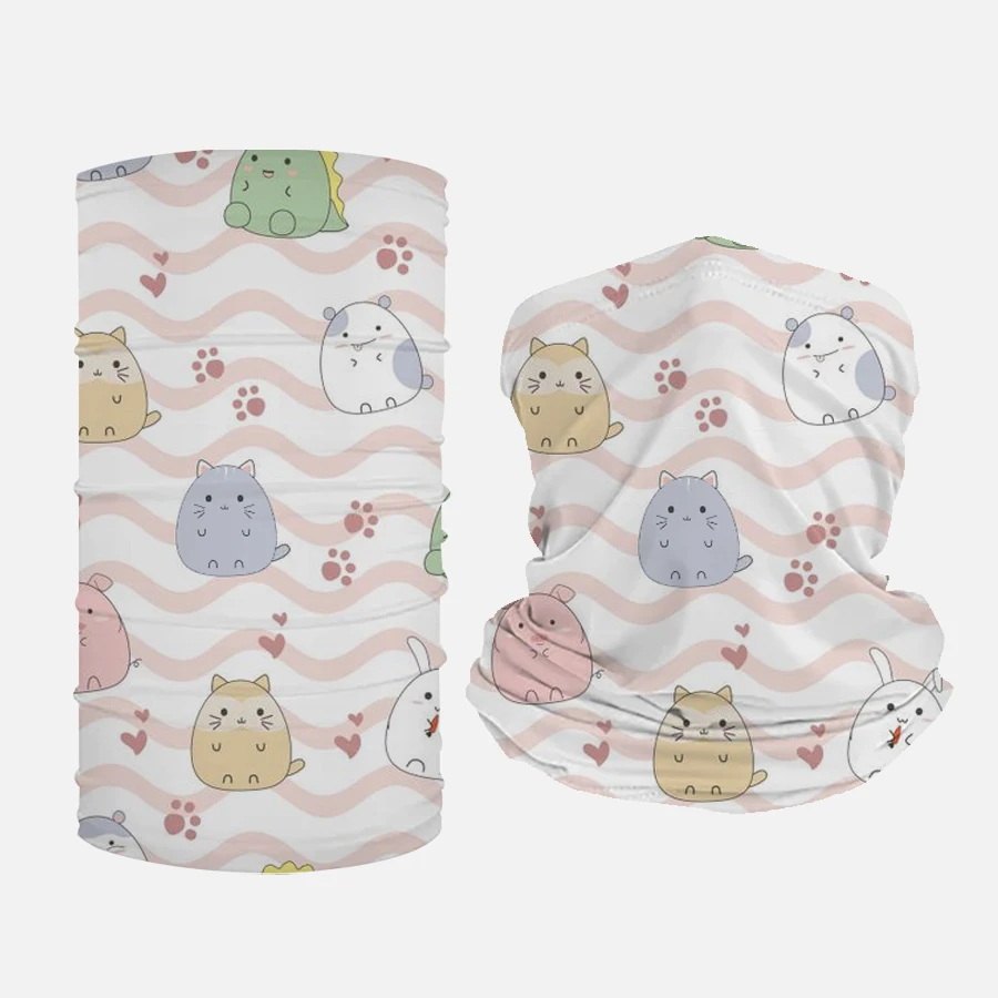 2024 promotional Wholesale Recycled Bandana Polyester Seamless Camo Tube Face headwear Microfiber Recycled Bandana