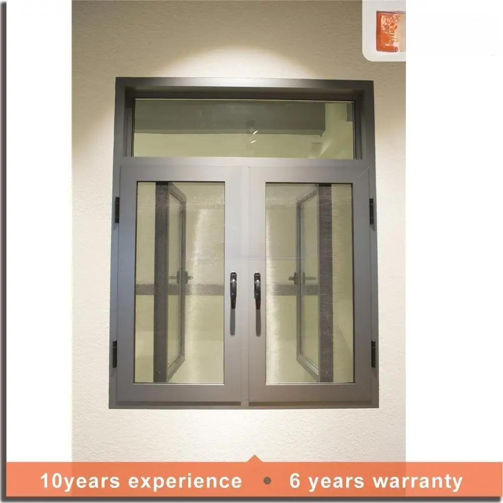 2021 Fashion Customized Soundproof double glazed insulated aluminium casement windows design casement window