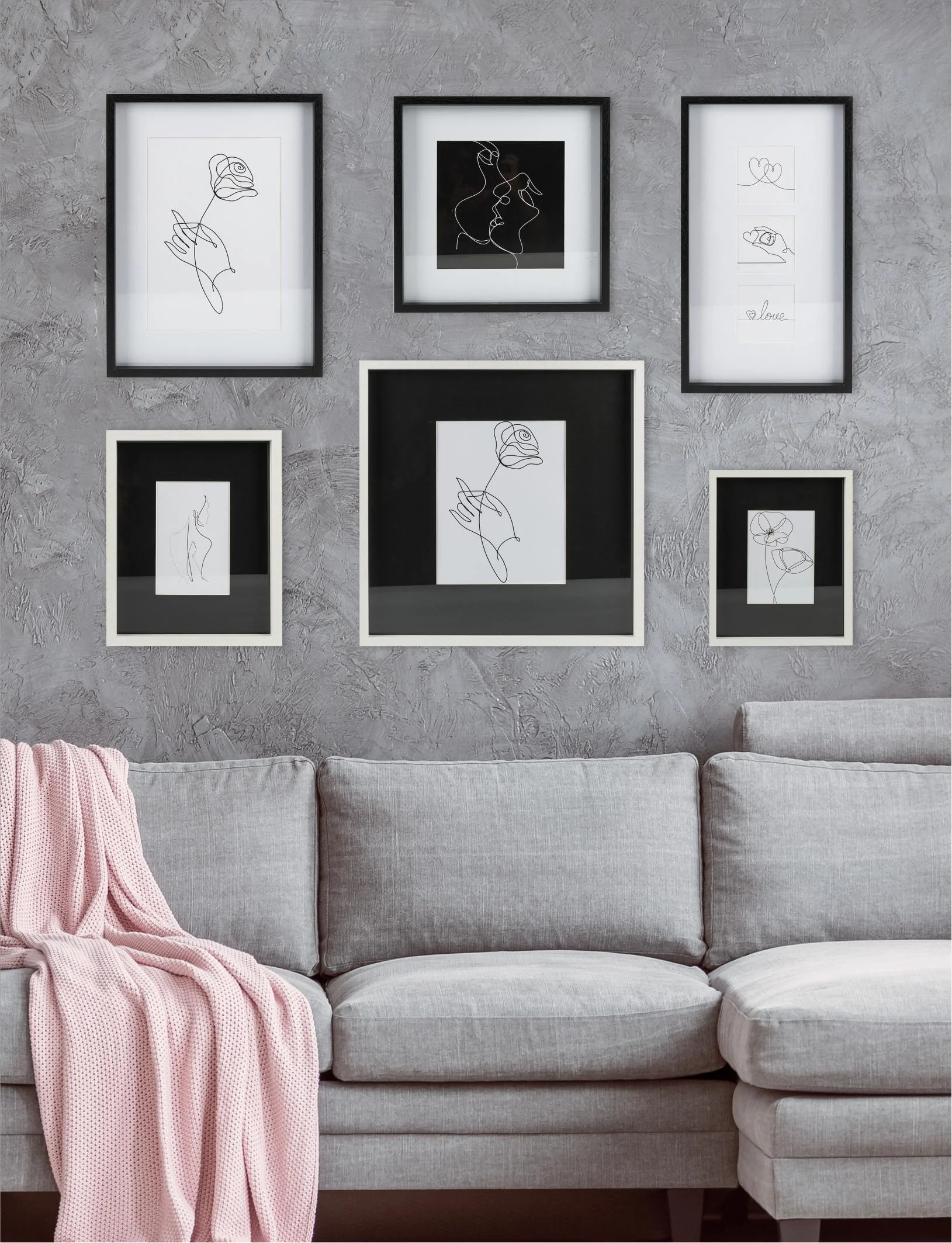 Worth Buying  Super Value abstract art 40x40cm square wall hanging 8x10 inch photo wooden frame