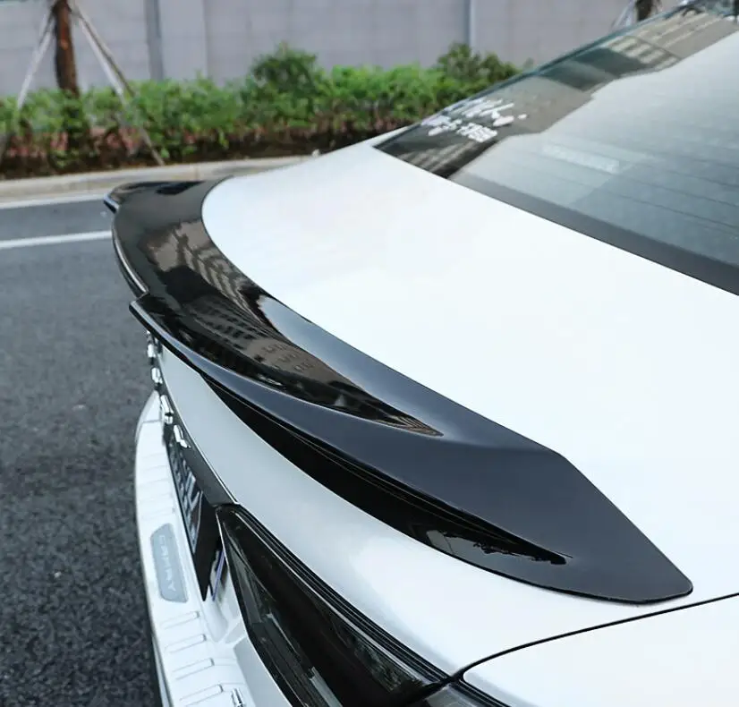 2023 New Trd Style Car Rear Spoiler For 2018-2022 Toyota Camry Carbon Fiber Boot Lip Trunk Wing Tuning Accessories ABS Plastic