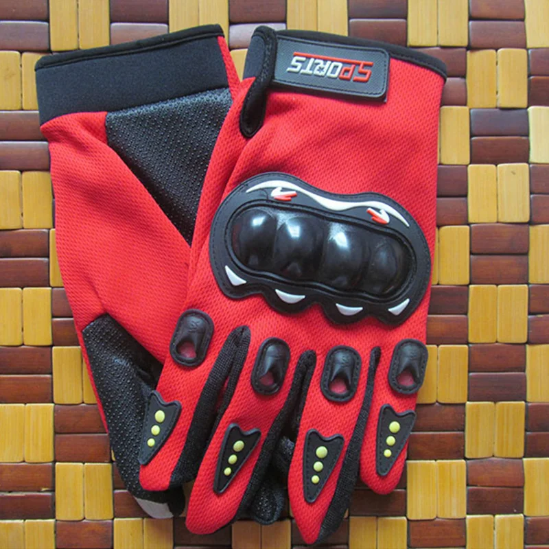 Best Goat Skin Leather Riding Motorbike Motorcycle Motocross Gloves Carbon Fiber Moto Gloves For Men