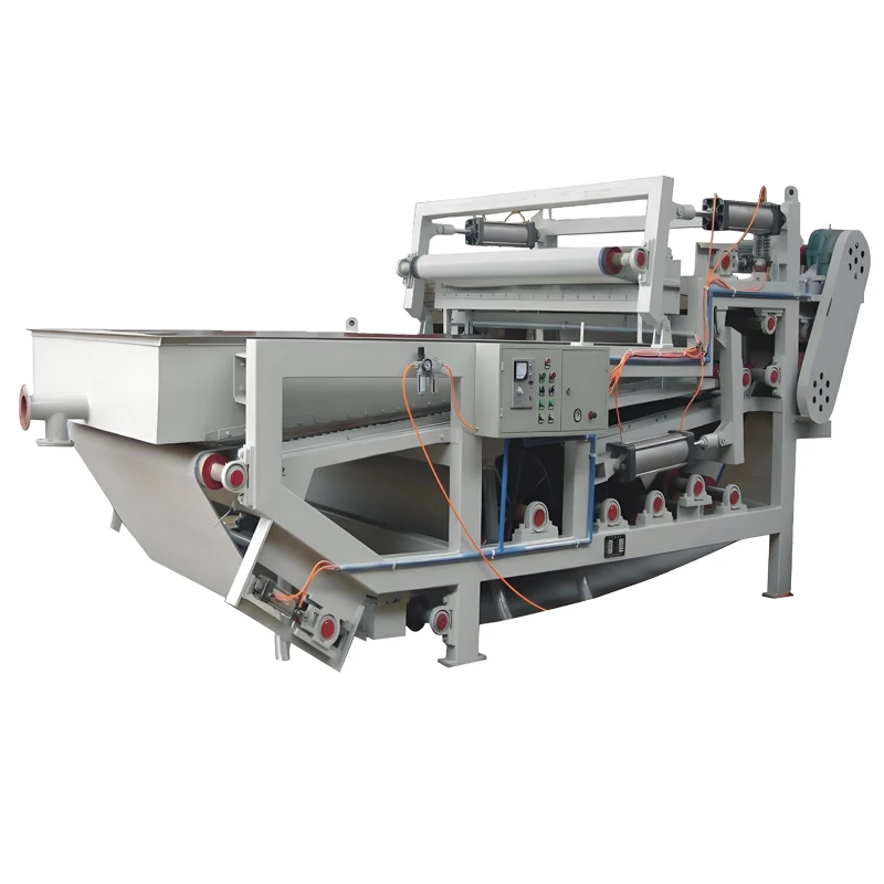 high quality sludge dehydrator and dewatering machine horizontal belt filter press