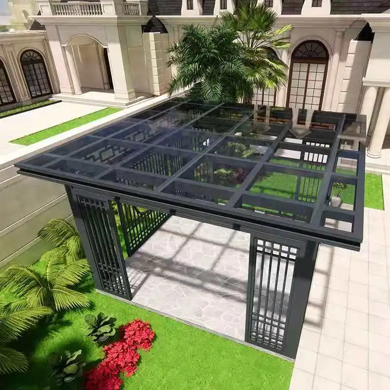 Китайские производители поставляют алюминиевые беседки беседка в современном стиле для продажи