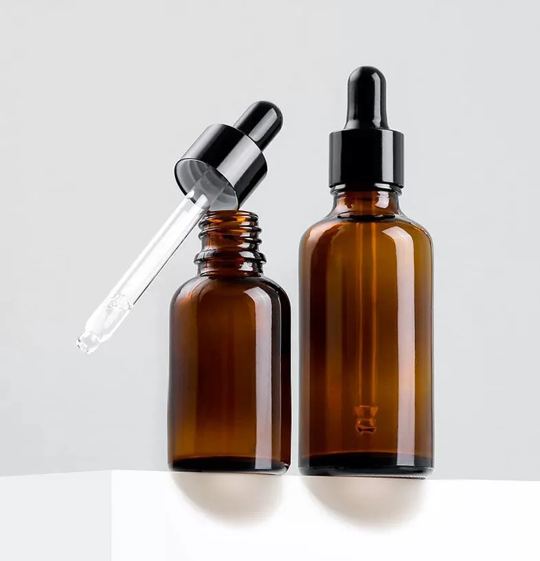 Wholesale 10ml Brown Amber Glass Essential Oil Bottle