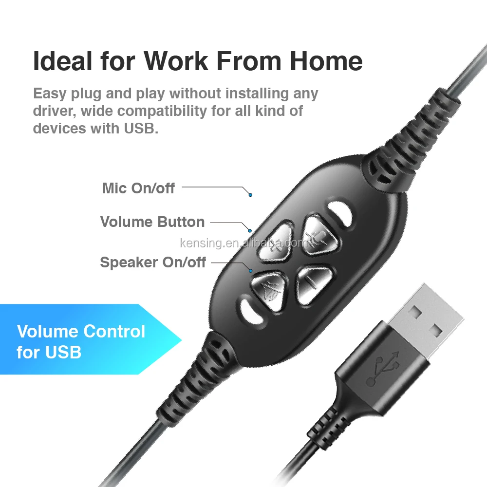 USB-гарнитура с шумоподавлением и микрофоном usb 2