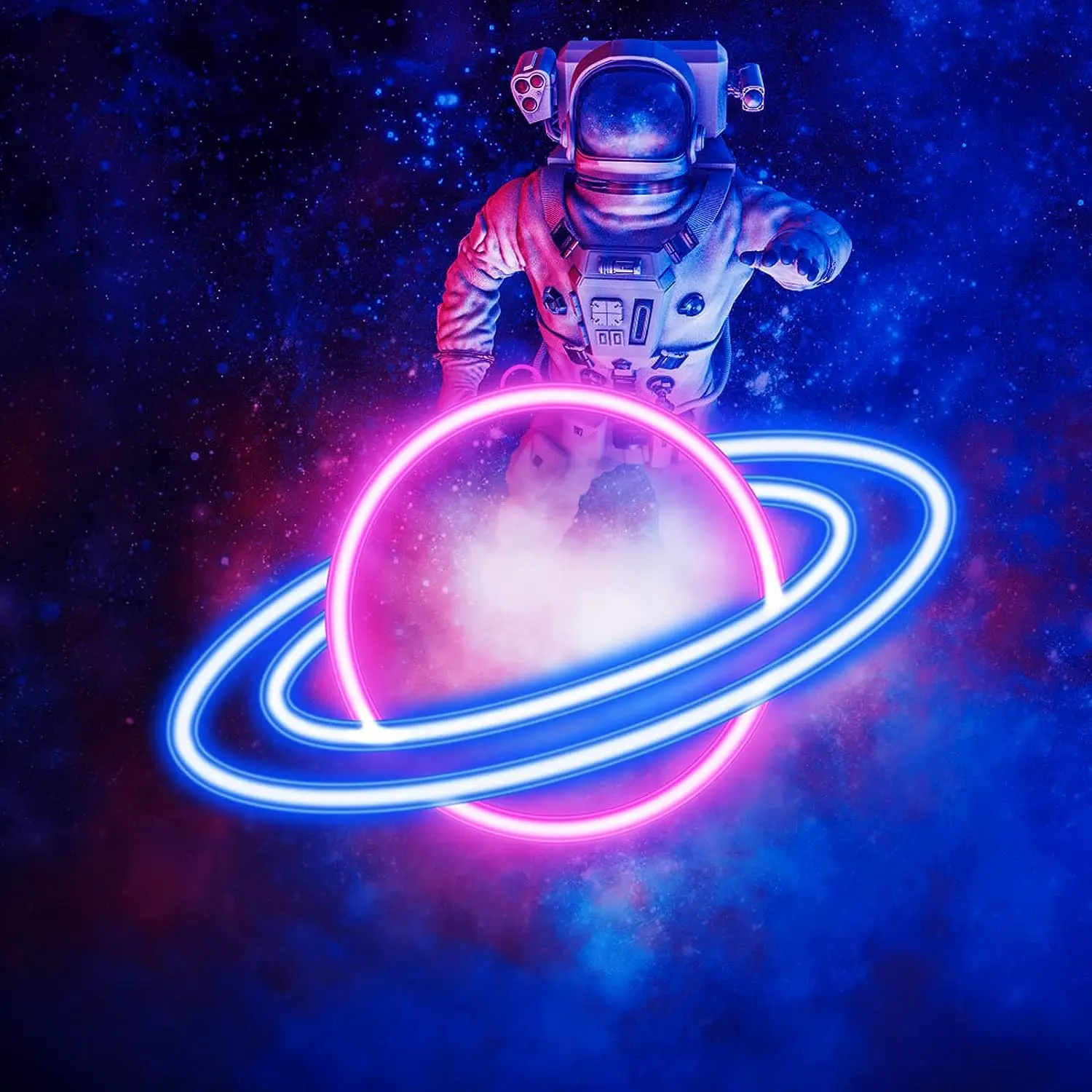 Weicao Planet Led Neon Sign 5V Dimmable USB Neon Light Signs Wall Decoration for Teens Girls Boys Child Bedroom Gift