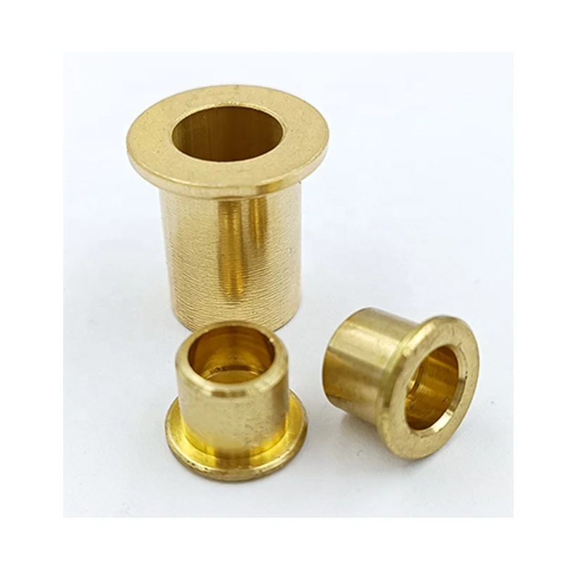 Customized CNC Bushing Brass Flange Bushing Aluminum Bronze Steel Sleeve Bushings