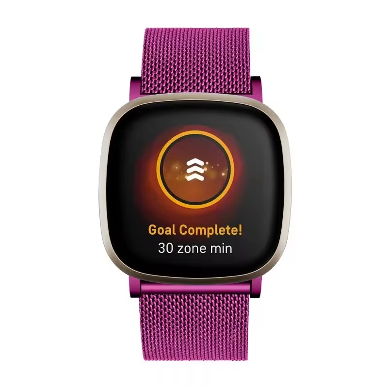 Сетчатый браслет с пряжкой из нержавеющей стали сменный ремешок для Fitbit Versa 3/Sense Milanese Watch Band
