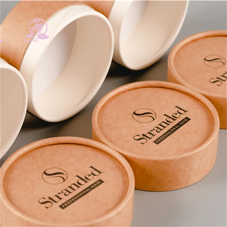 custom eco friendly biodegradable cardboard paper tube containers body butter paper cosmetic jars