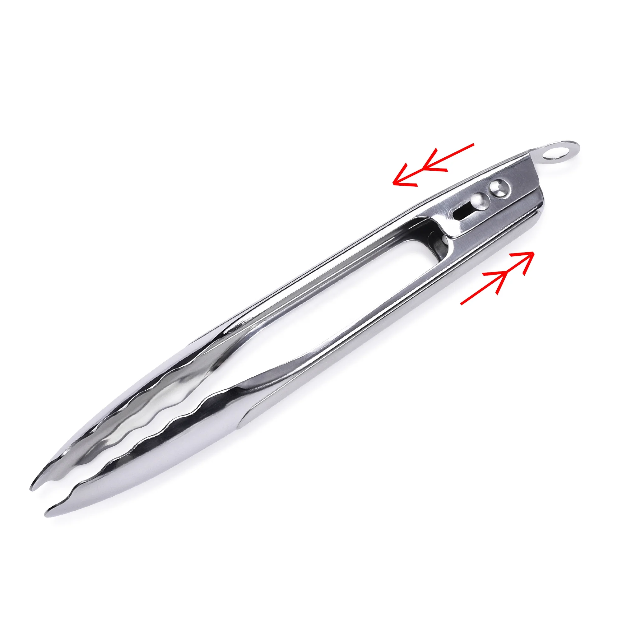 Heat Resistant kitchen graters Cooking Kitchen Ice Tongs Stainless Steel Food tongs for cooking