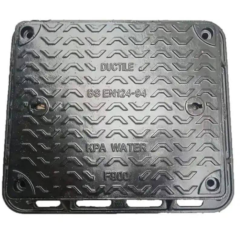 Custom foundry BLST006 EN124-1994 B125 ductile iron G500 cast iron manhole cover trench cover
