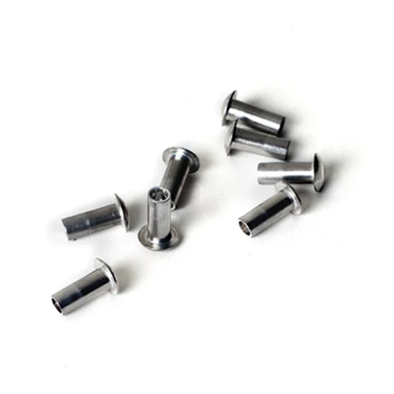 Hardware Manufacture Flat Head Hollow Rivets 5x6 Manufacturing-brass-copper-rivets-tubular High Quality Brass Rivets