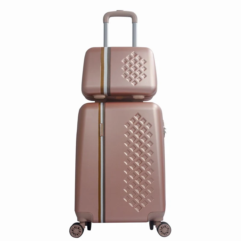 Abs Luxury Custom Logo Luggage Sets Hard Shell Suitcase Set Travel Trolley Luggage Bag For Men Women Kids