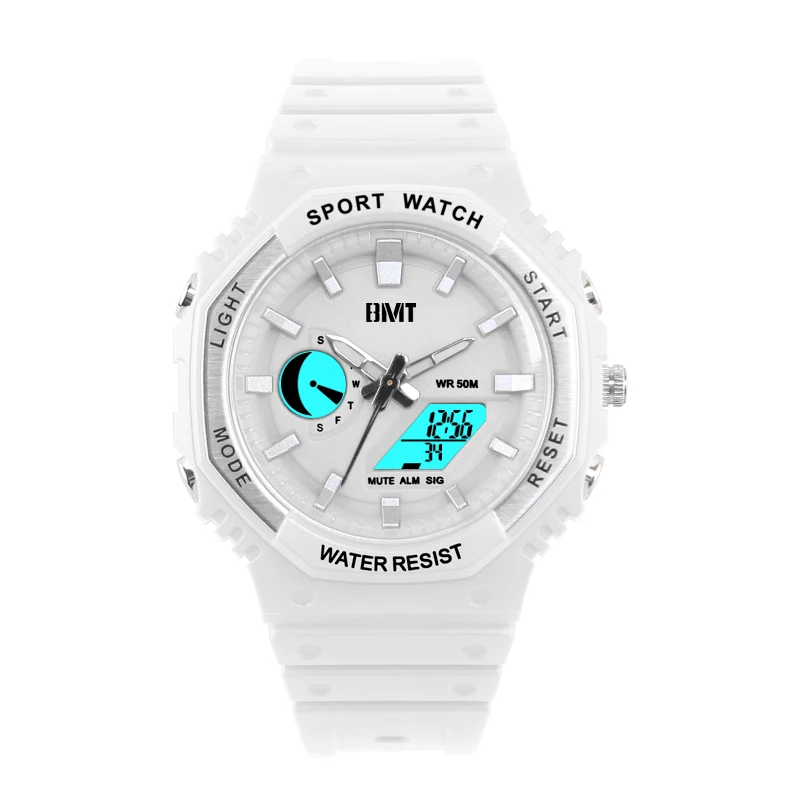 Women Quartz & Digital Movement Wrist Watch Fashion Simple Sport  Band Ladies Watch