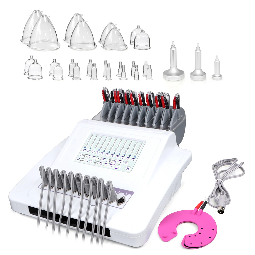 Creative Design Microcurrent Muscle Stimulation Vacuum Therapy Breast Lift Enlargement Machine