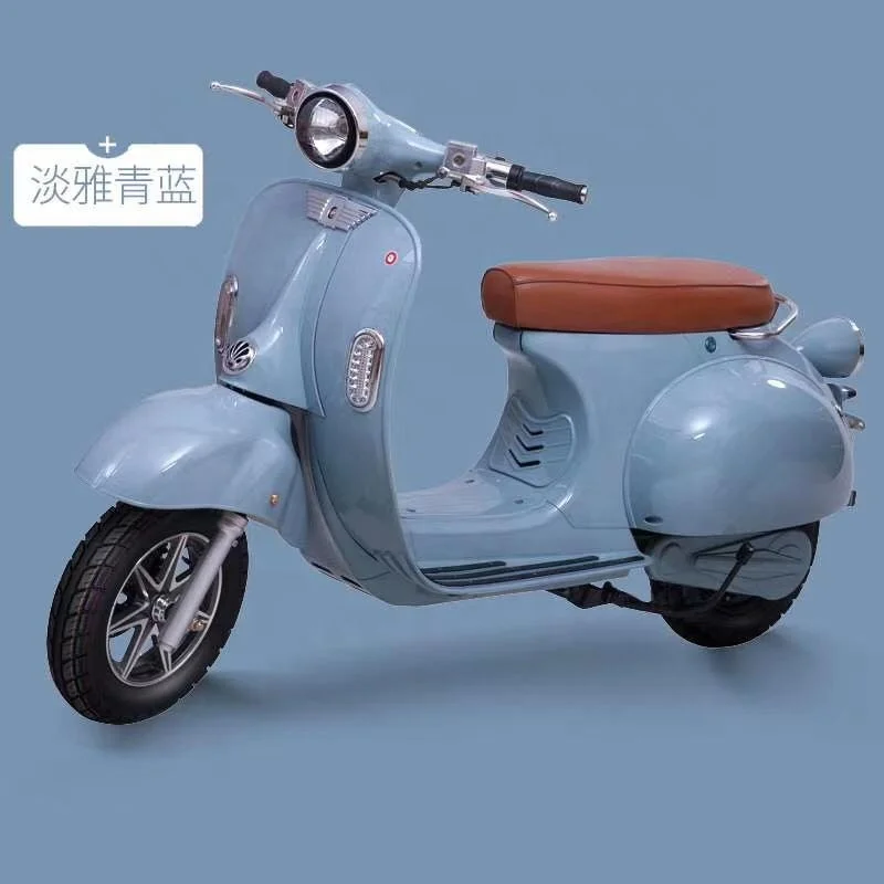China  Cheap Vespa fat-tire scooter-electric 2 wheel 1200W     adult electro scooter