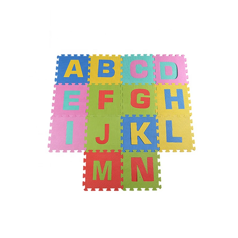 Eco-Friendly And Non-Toxic Interlocking Foam Alphabet Game Play Kids Mini Eva Puzzle Mat