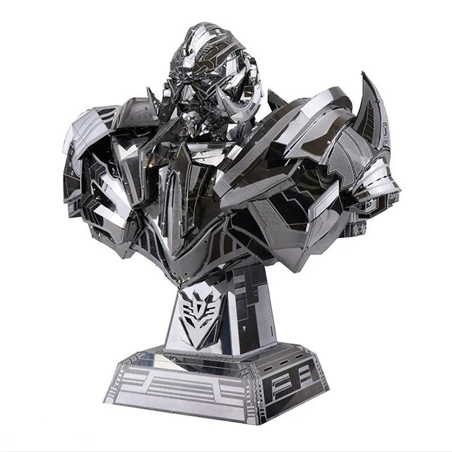 3D Metal Puzzle The Last Knigt Model car robot DIY 3D Laser Cut Assemble Jigsaw Toys For adult