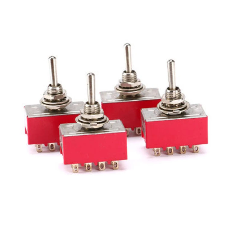 Metal Toggle Light Magnetic Button Switch Toggle Switch For Remote Control MTS-102-103-202-403-223 Toggle No/Self-Reset