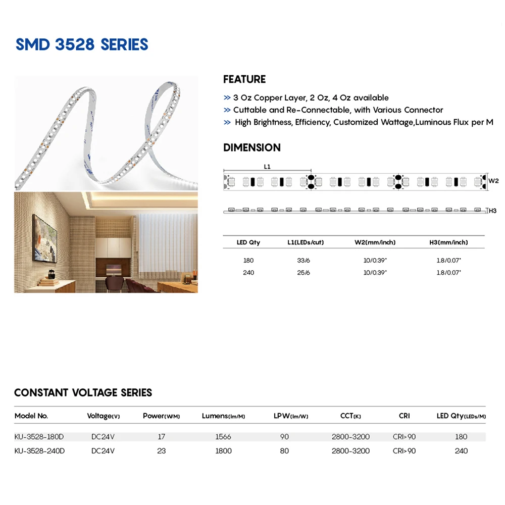 Светодиодные фонари для украшения DC12V SMD 2835 выделить 60 120 180 240 светодиодные шарики медная поддержка RA90 мягкая гибкая светодиодная лента