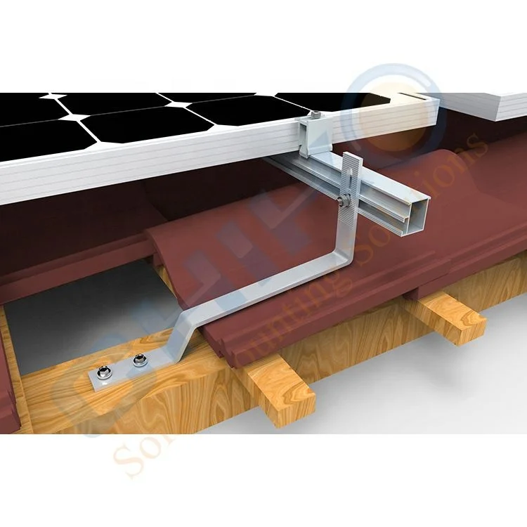 Wind load 60m/s tile rooftop solar mounting kits with mc4 solar connector