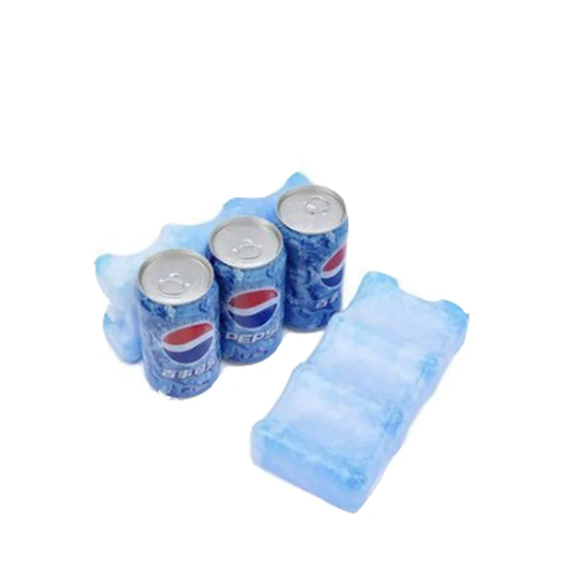 1/6 Reusable hard plastic ice packs Freezer gel ice boxes ice brick