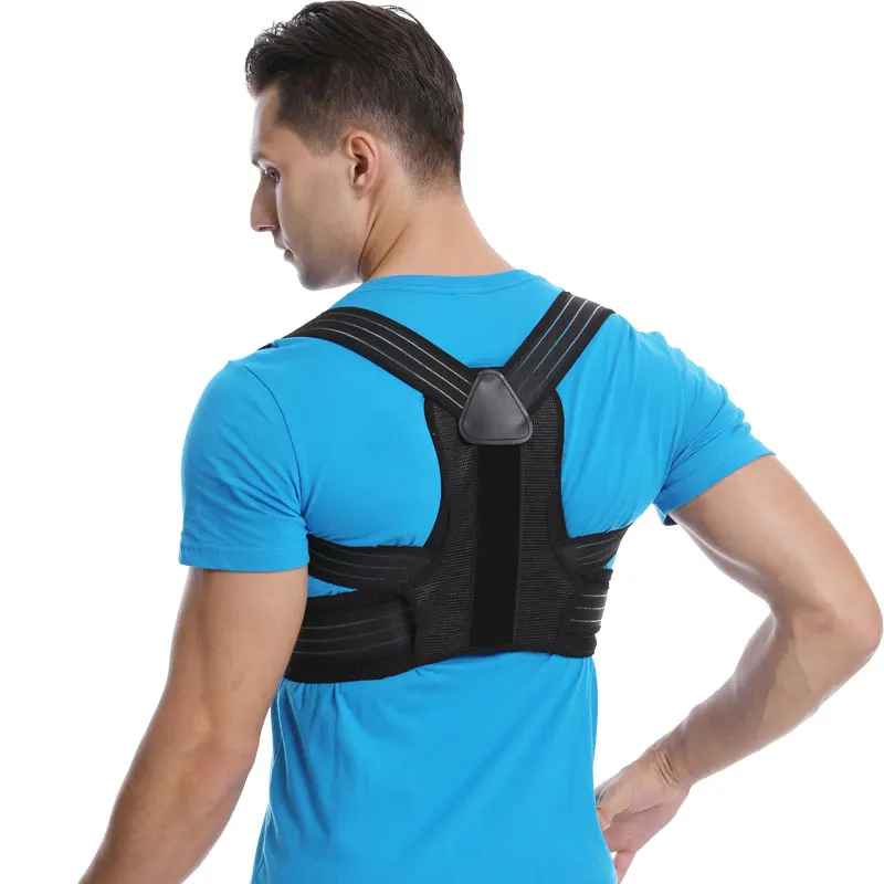 Amazon orthopedic adjustable belt humpback shoulder spine back brace support posture correctors belt for men and women