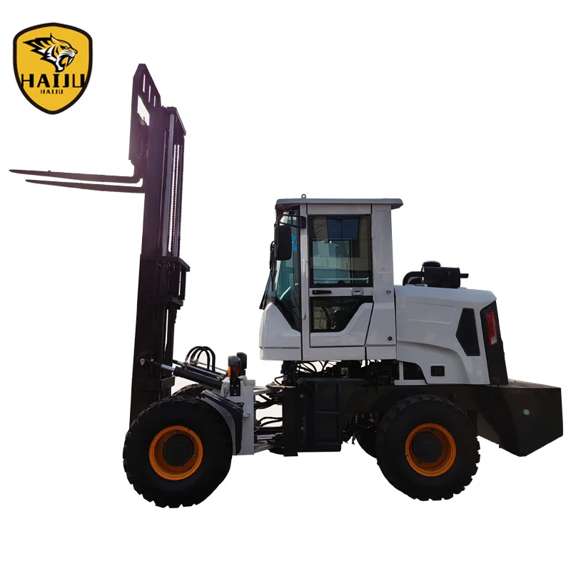 Hydraulic All Terrain Forklift Lift 3Ton Height 3m 4x4 Wheel Drive Special Rough Terrain Diesel Forklift