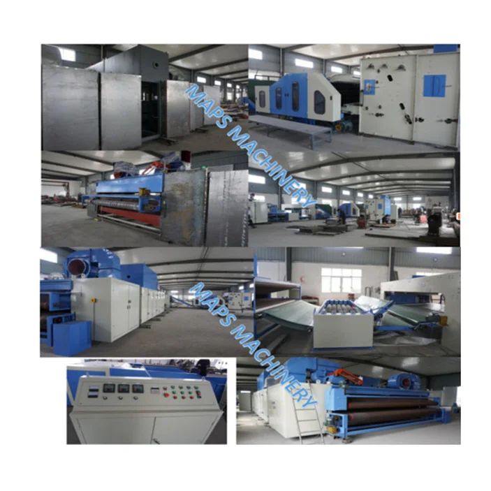 Non-woven multi-storage cotton blending machine Quilt pillow Mattress  wadding thermal bond Production Line