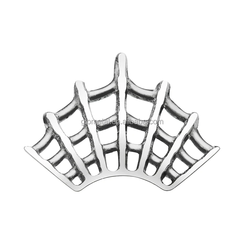 Giometal Mirror High Polish F136 Titanium G23 Custom Body Jewelry Labret Spider Web Press fit Ends Daith Piercing Earrings