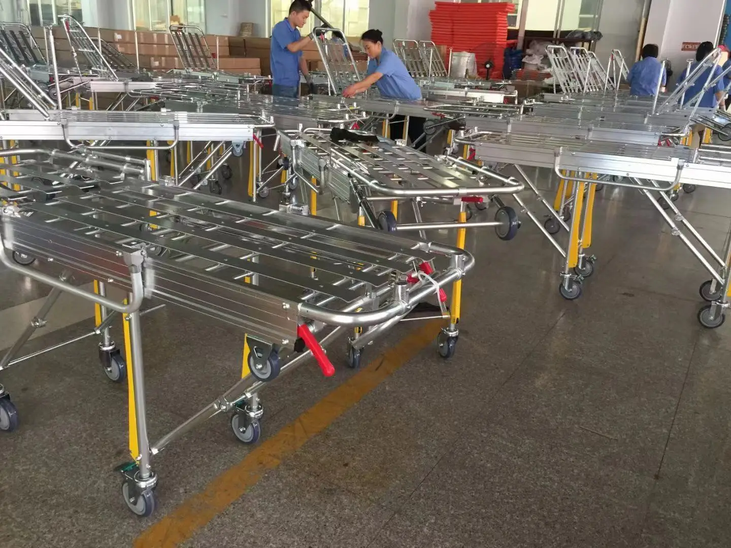 Медицинское оборудование для больниц, оборудование для экстренной помощи, транспортировка пациентов, оборудование для растяжки скорой помощи, складная спасательная кровать для продажи