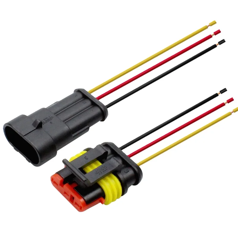 CHENF automatic Car electric connector 1P 2P 3P 4P 5P 6P waterproof connector 1.5mm series AMP Automotive Terminal connector