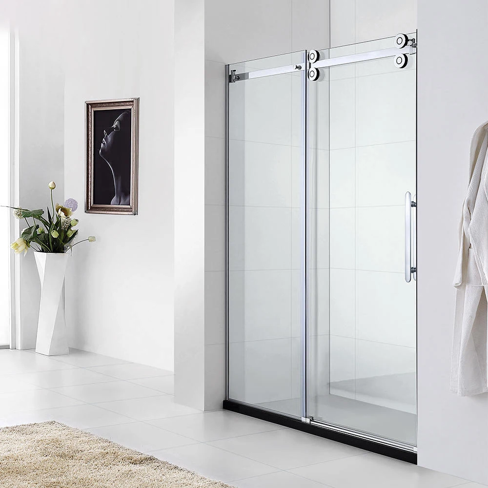 High Quality Shower StalIs Price Hot Sale Customizable Sliding Tempered Glass Shower Doors enclosure with handle