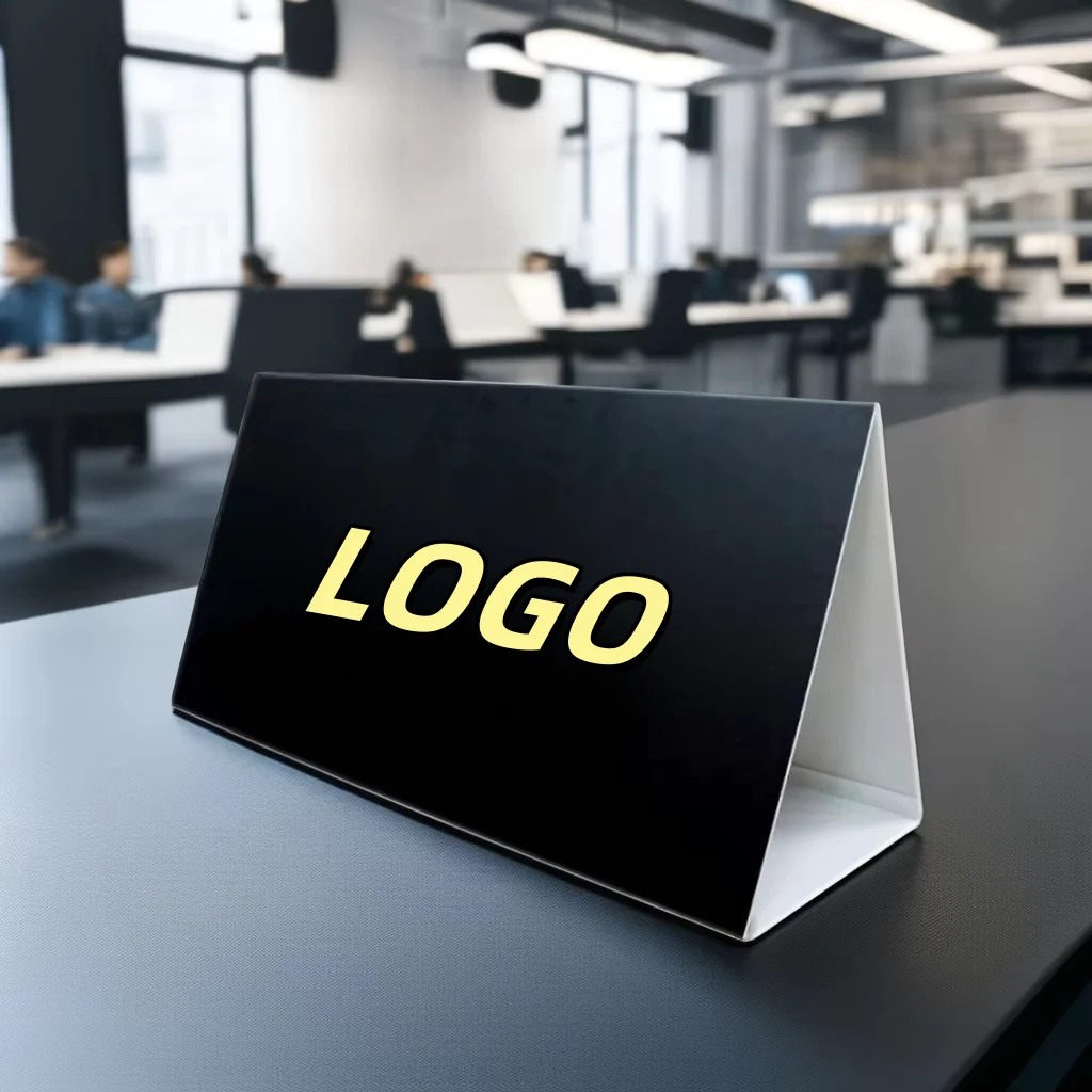 5mm Polypropylene PP Sign Board Customizable Free Standing Restaurant Table Number Sign Table Top Reserved Sign