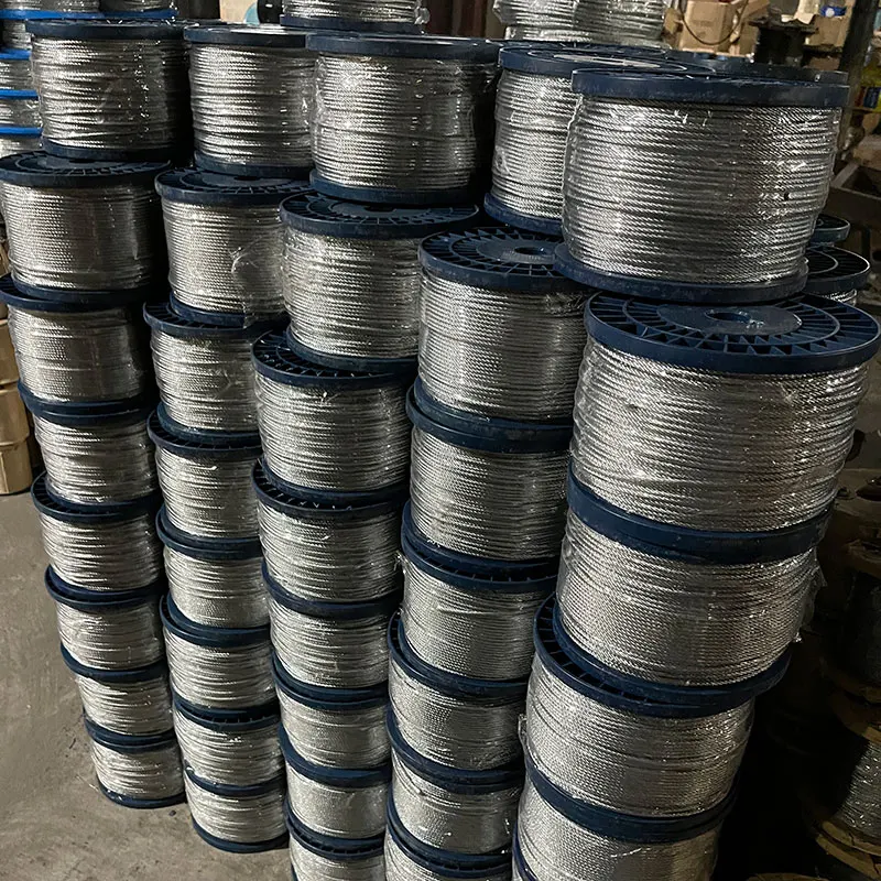 2mm  3mm 4mm 5mm 6mm 8mm 10mm 6x7+FC Galvanized Steel Wire Rope