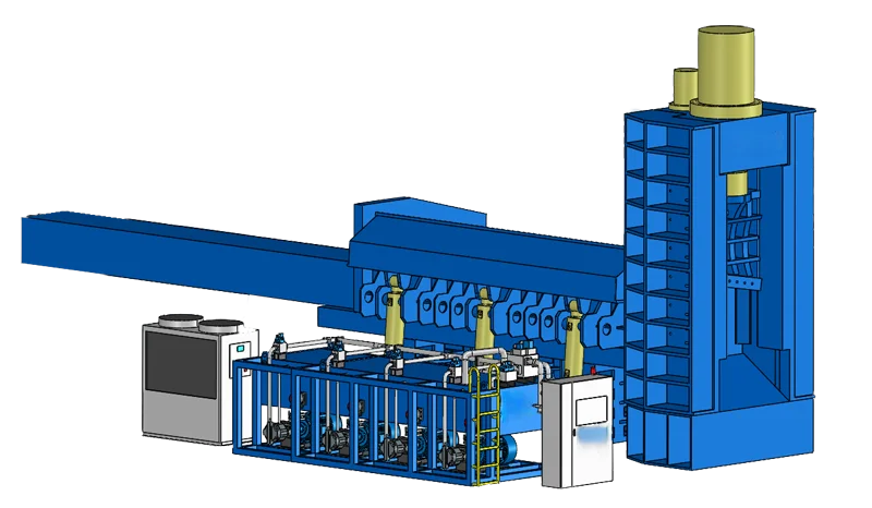 Automatic baler shears for baling and cutting scrap metal CNC dust removal drum Non-standard equipment Pulse valve seat