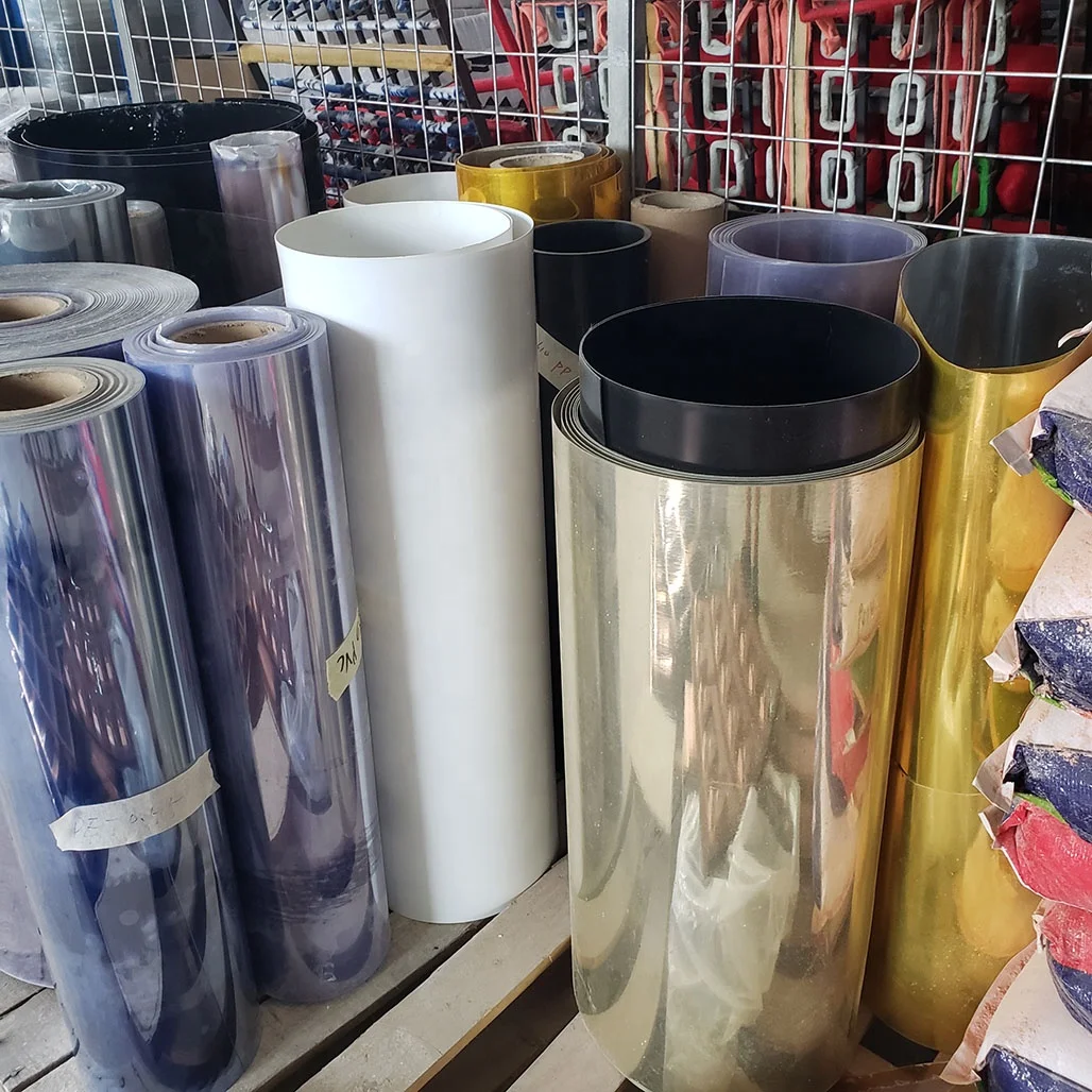 golden PET plastic sheet silvery PVC plastic sheet gold PC plastic sheet for thermoforming